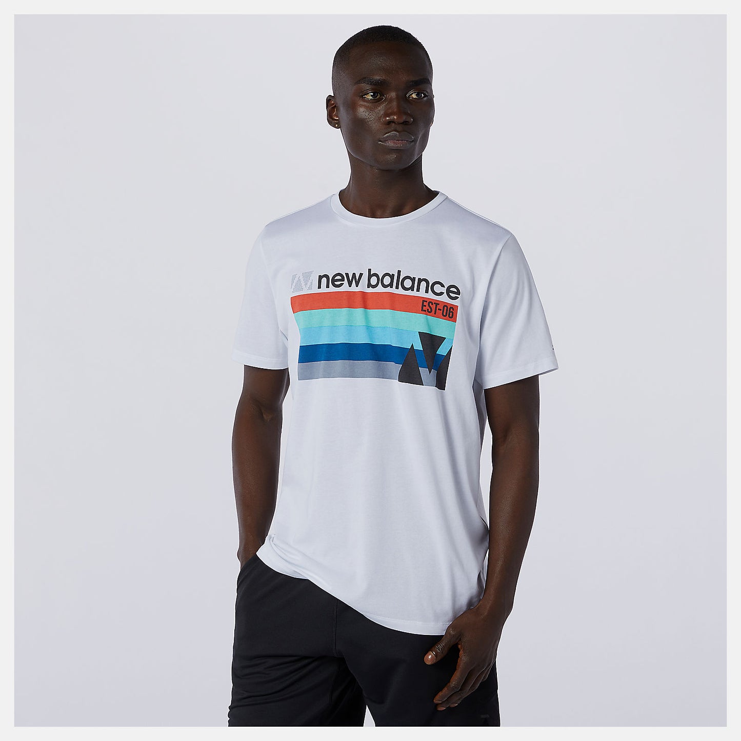New Balance Hot sale - Graphic Heathertech Tee