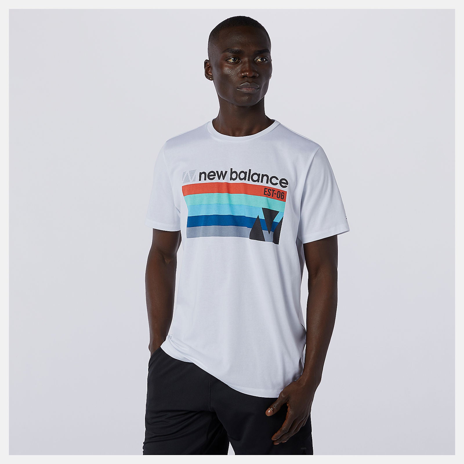 New Balance Hot sale - Graphic Heathertech Tee