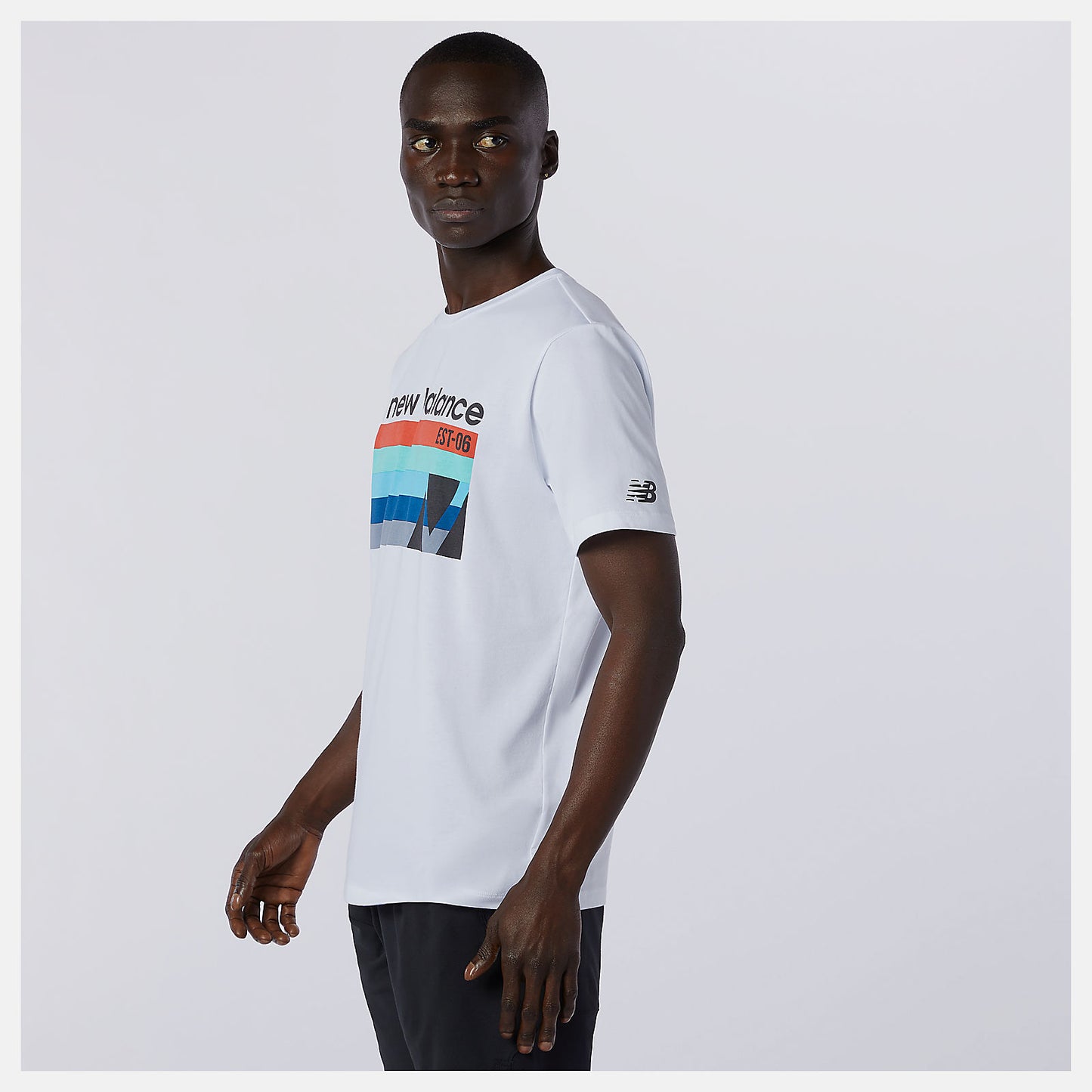 New Balance Hot sale - Graphic Heathertech Tee