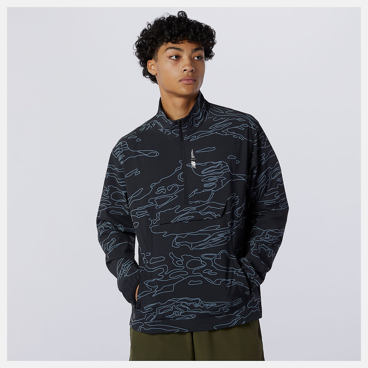 New Balance On Sale - Fortitech Printed Woven Pullover