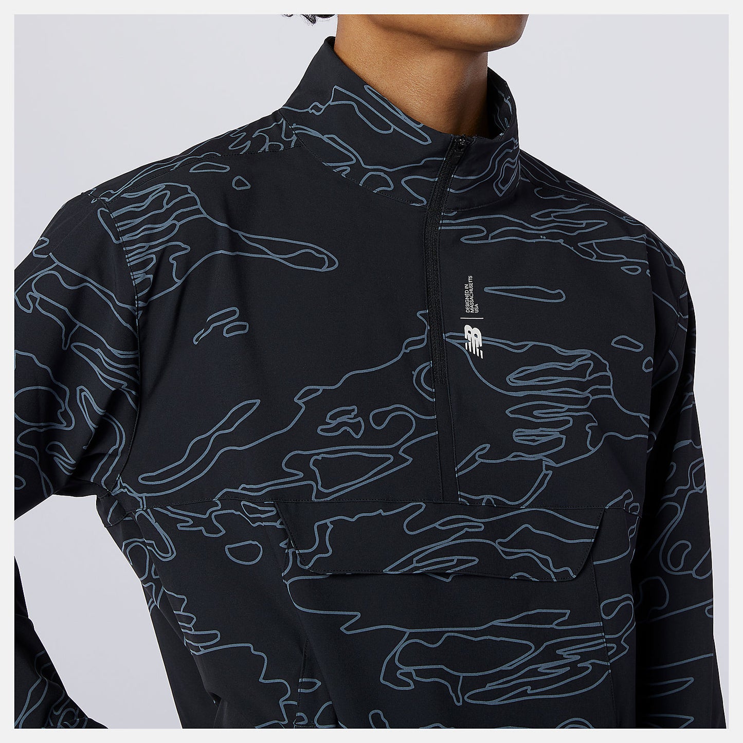 New Balance On Sale - Fortitech Printed Woven Pullover