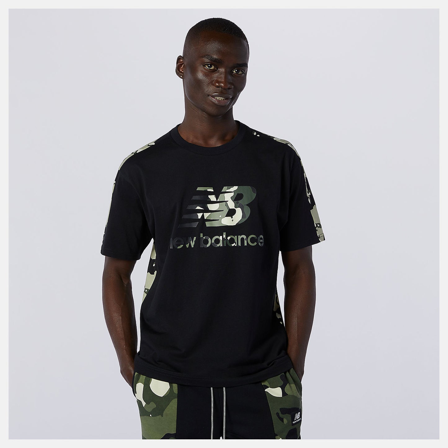 New Balance Discount - NB Essential Camo Tee