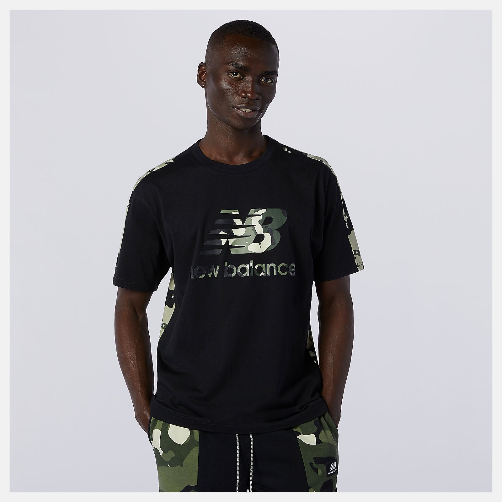 New Balance Discount - NB Essential Camo Tee