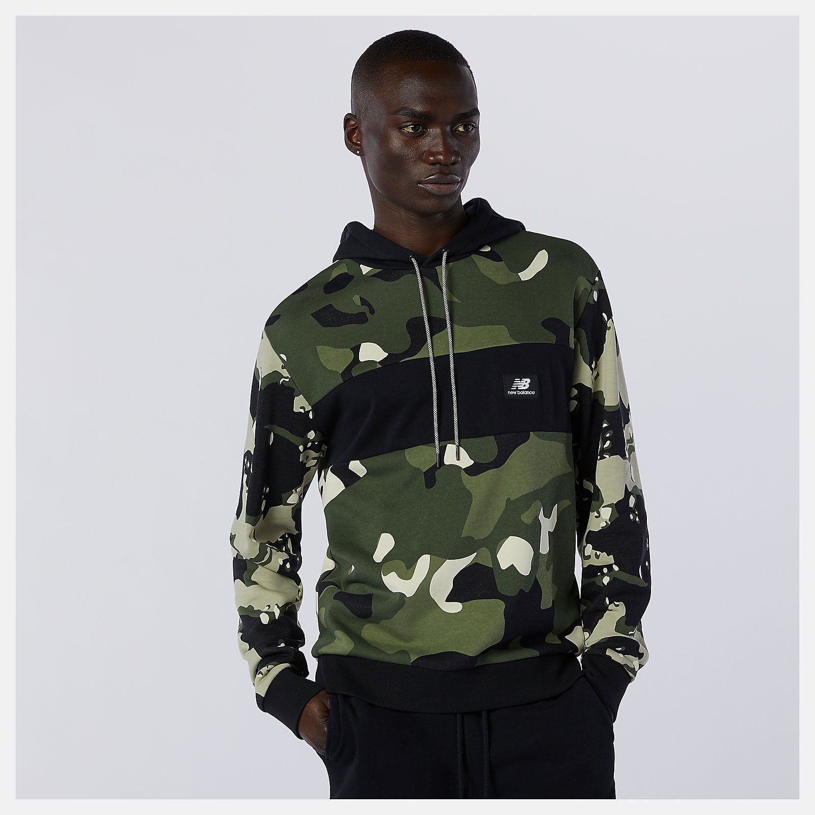 New Balance Online - NB Essentials Fleece Camo Hoodie
