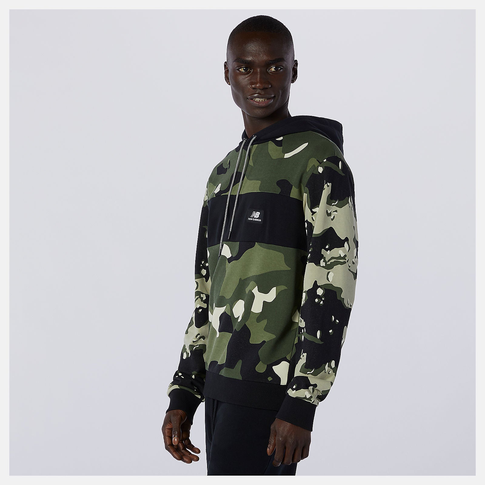 New Balance Online - NB Essentials Fleece Camo Hoodie