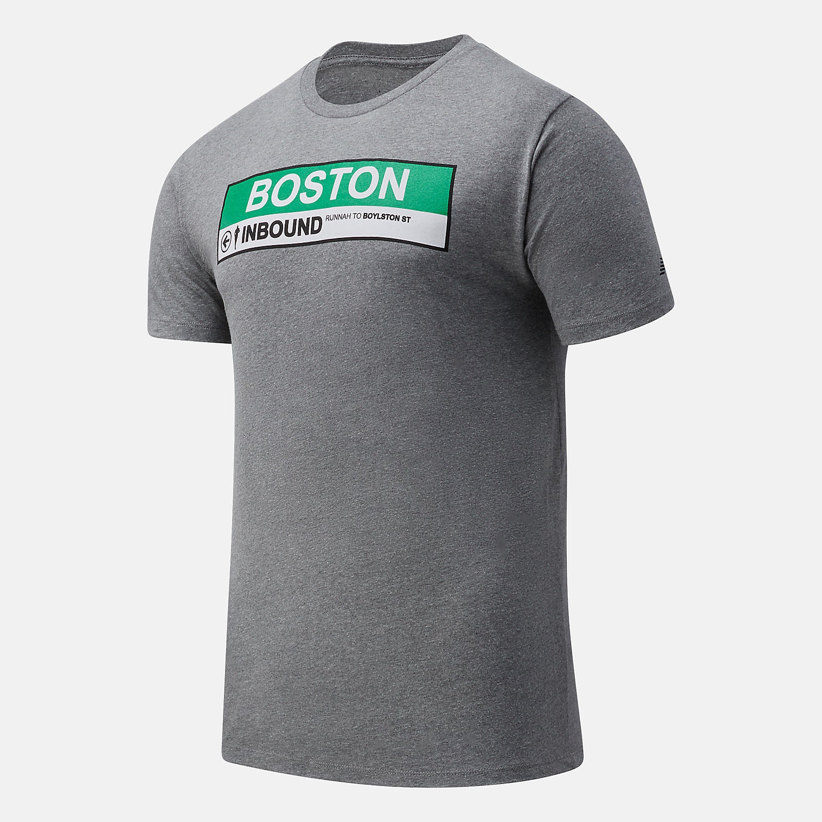 New Balance Online - Boston INBound Green Line Graphic Tee