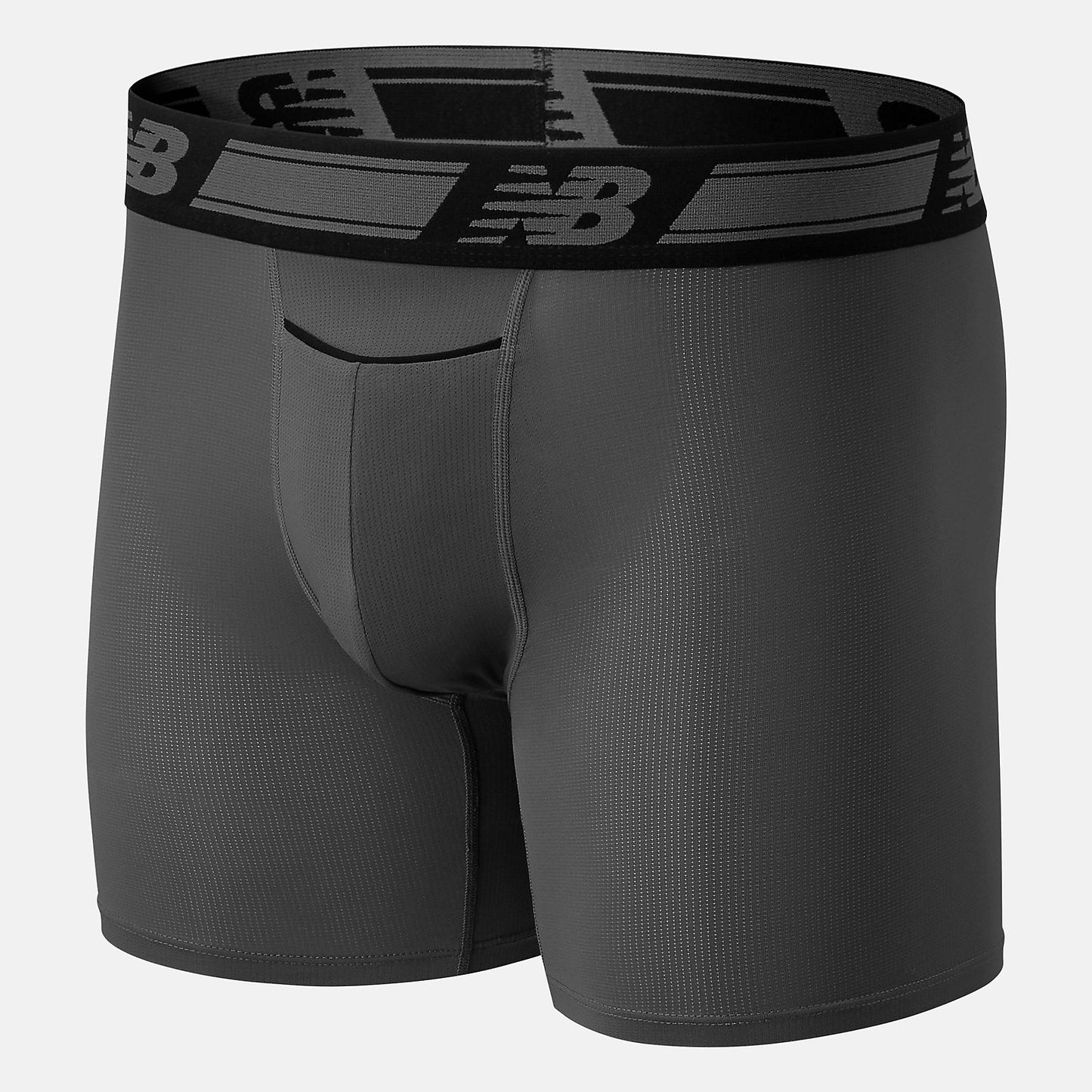 New Balance US - Men Mesh 6 Inch Boxer Brief 2 Pack