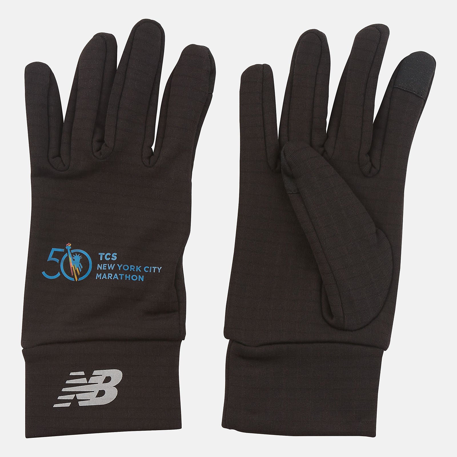 New Balance Sale - Marathon Heavyweight Grid Fleece Gloves