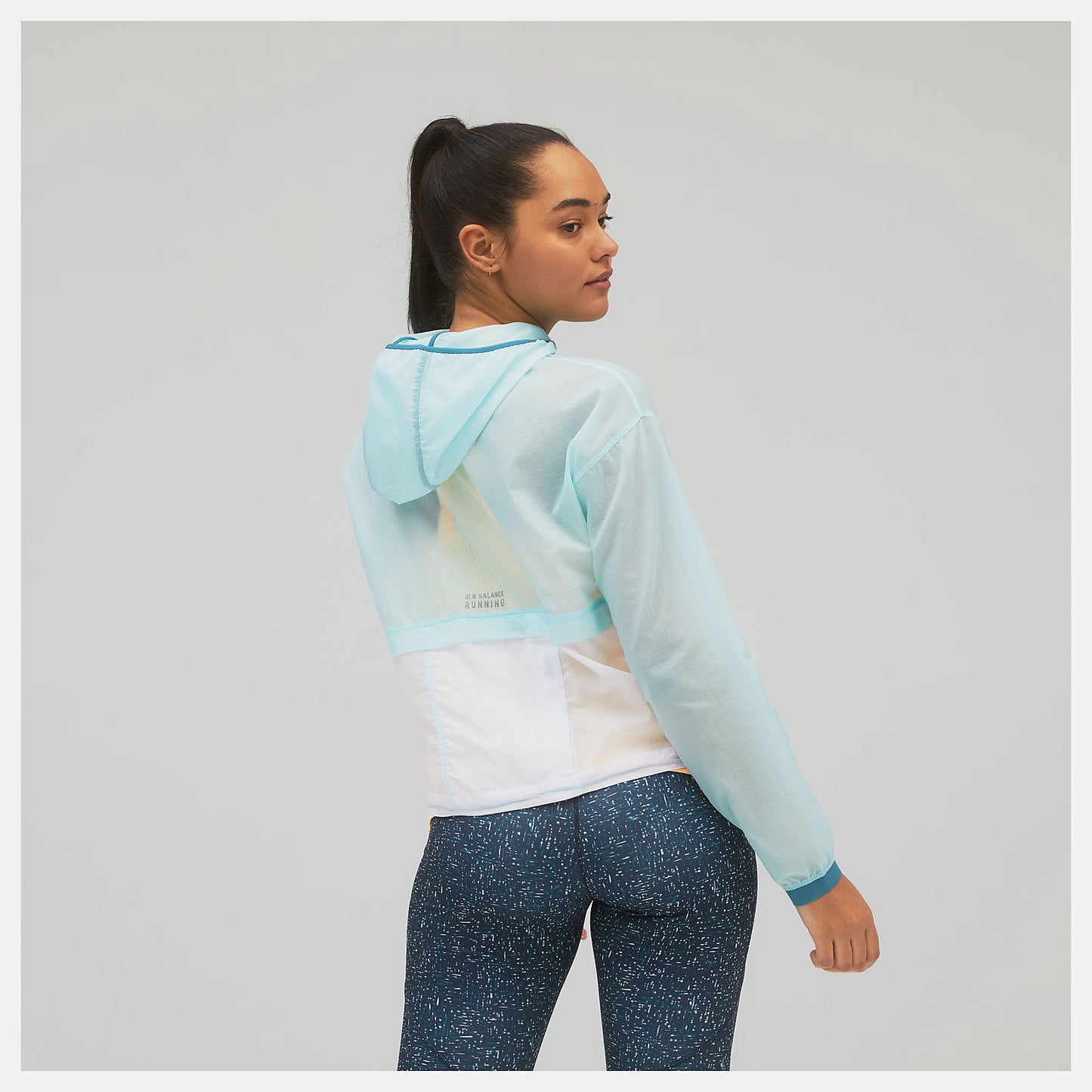 New Balance US - Printed Impact Run Light Pack Jacket