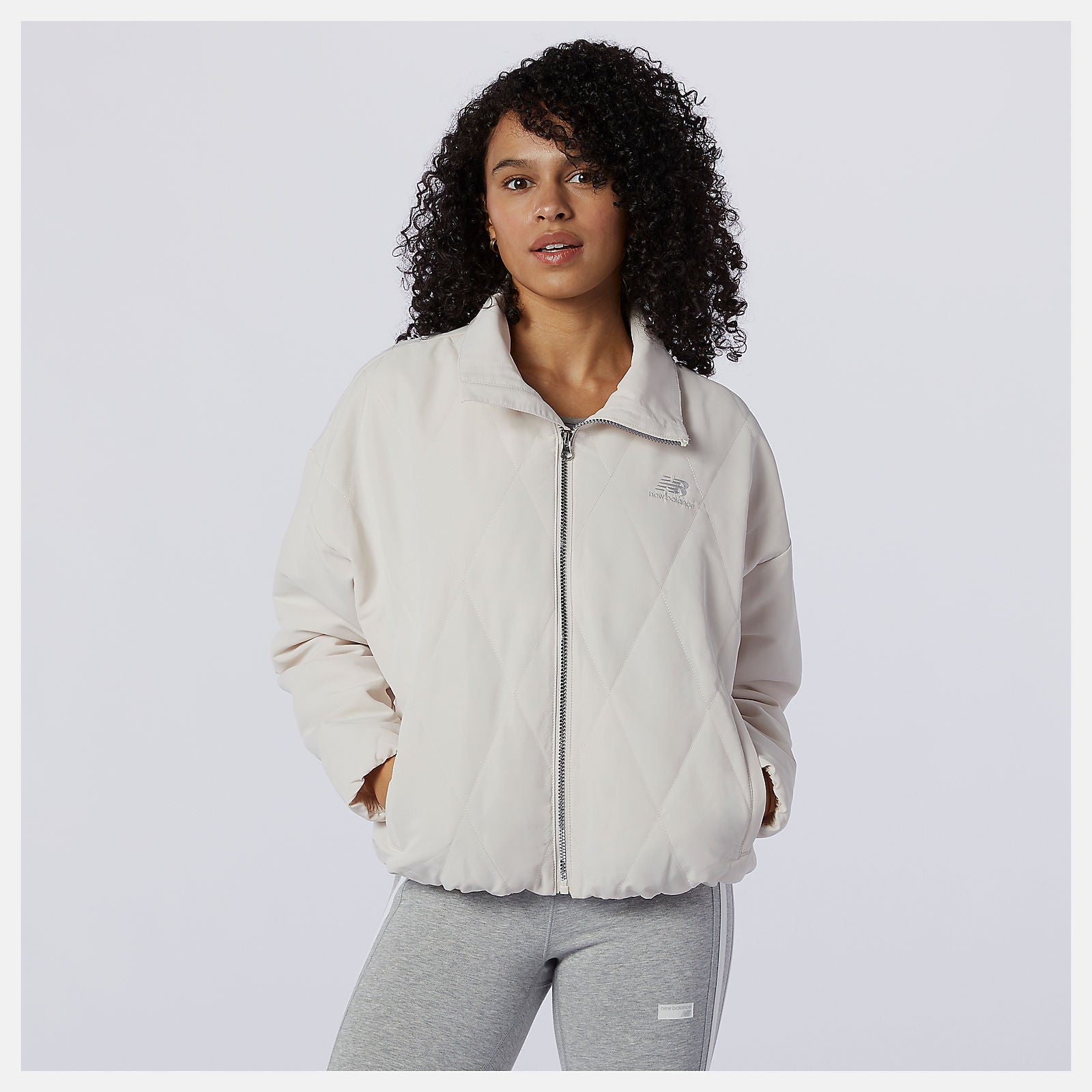 New Balance On Sale - NB Athletics Argyle Quilted Jacket