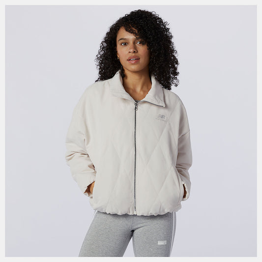 New Balance On Sale - NB Athletics Argyle Quilted Jacket