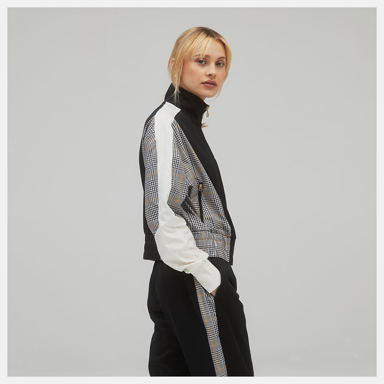 New Balance On Sale - NB Athletics Higher Learning Stripe Track Jacket