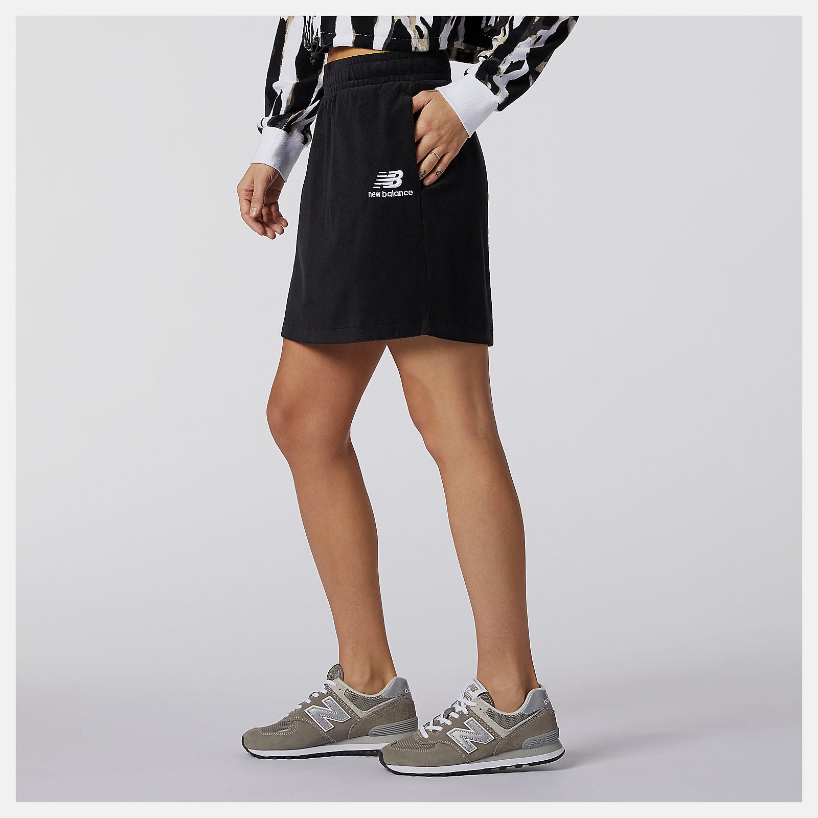 New Balance For Sale - NB Athletics Collide Terry Skirt