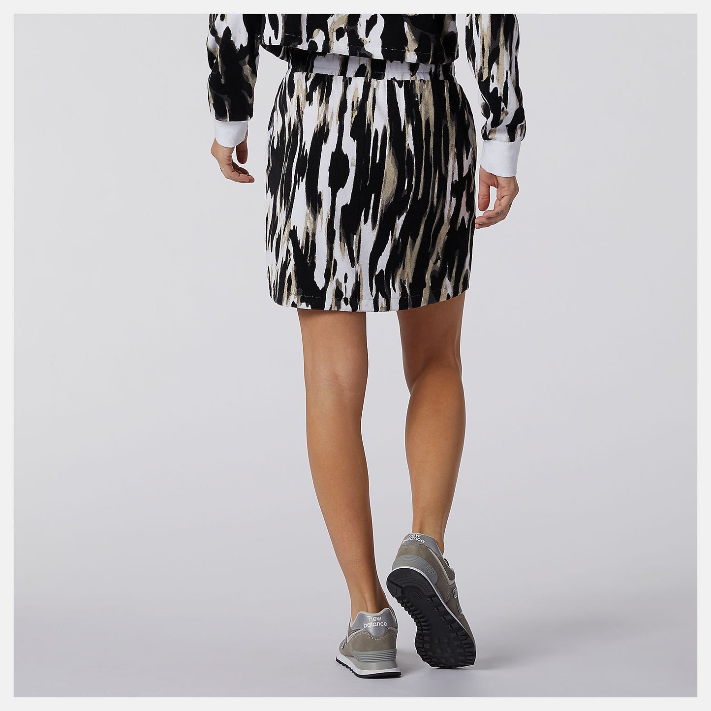 New Balance For Sale - NB Athletics Collide Printed Terry Skirt