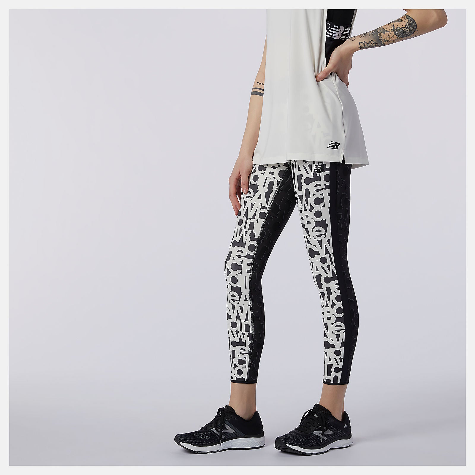 New Balance US - Relentless Printed High Rise 7/8 Tight