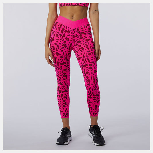 New Balance Discount - Relentless Printed High Rise 7/8 Tight