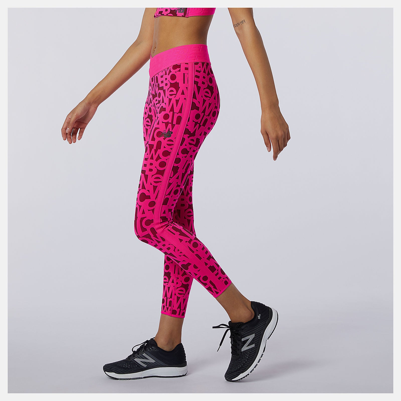 New Balance Discount - Relentless Printed High Rise 7/8 Tight