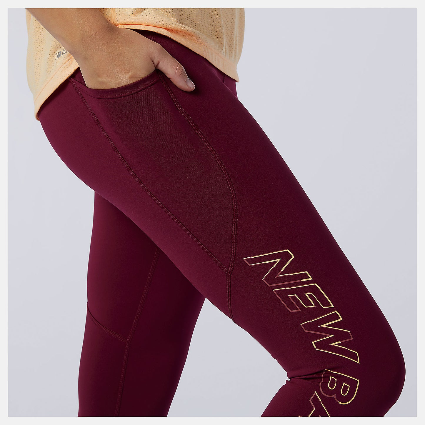 New Balance Outlet - Printed Impact Run Crop