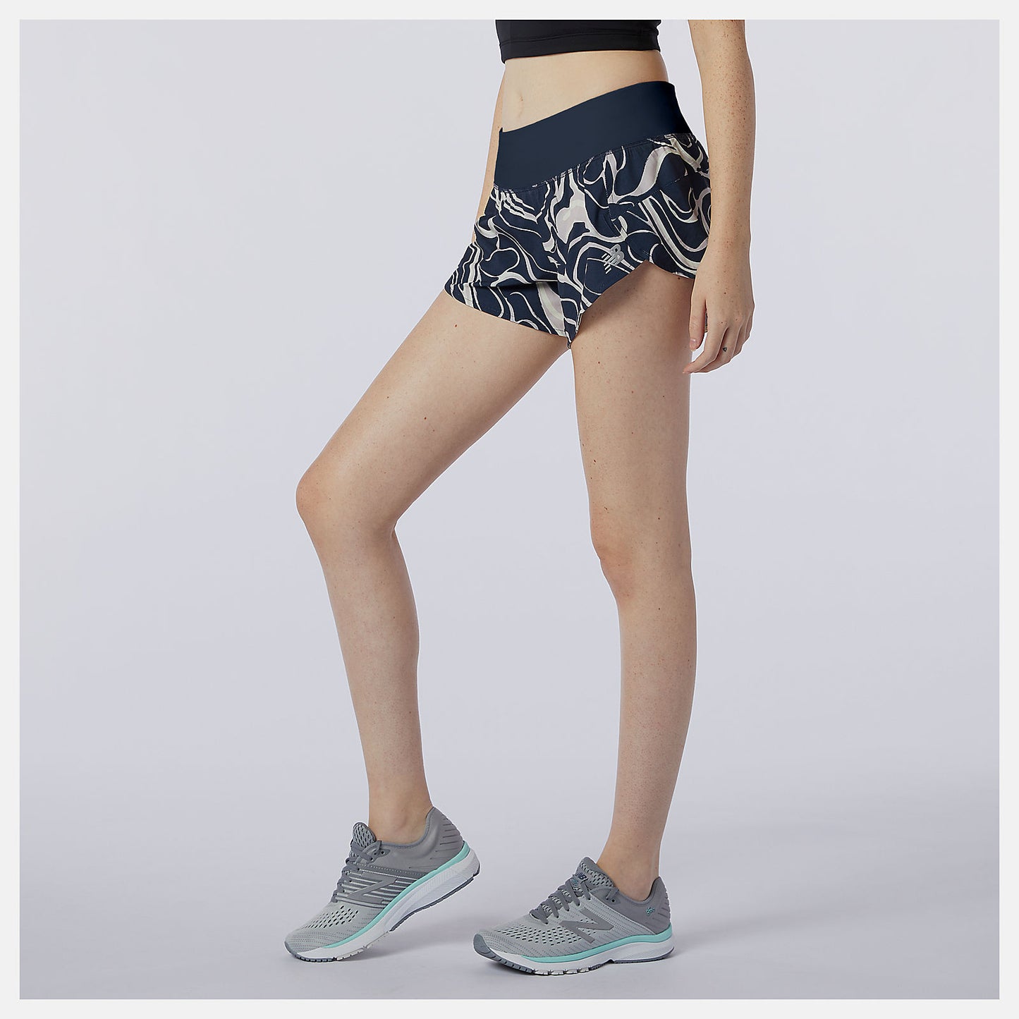 New Balance Outlet - Printed Impact Run Short 3 Inch