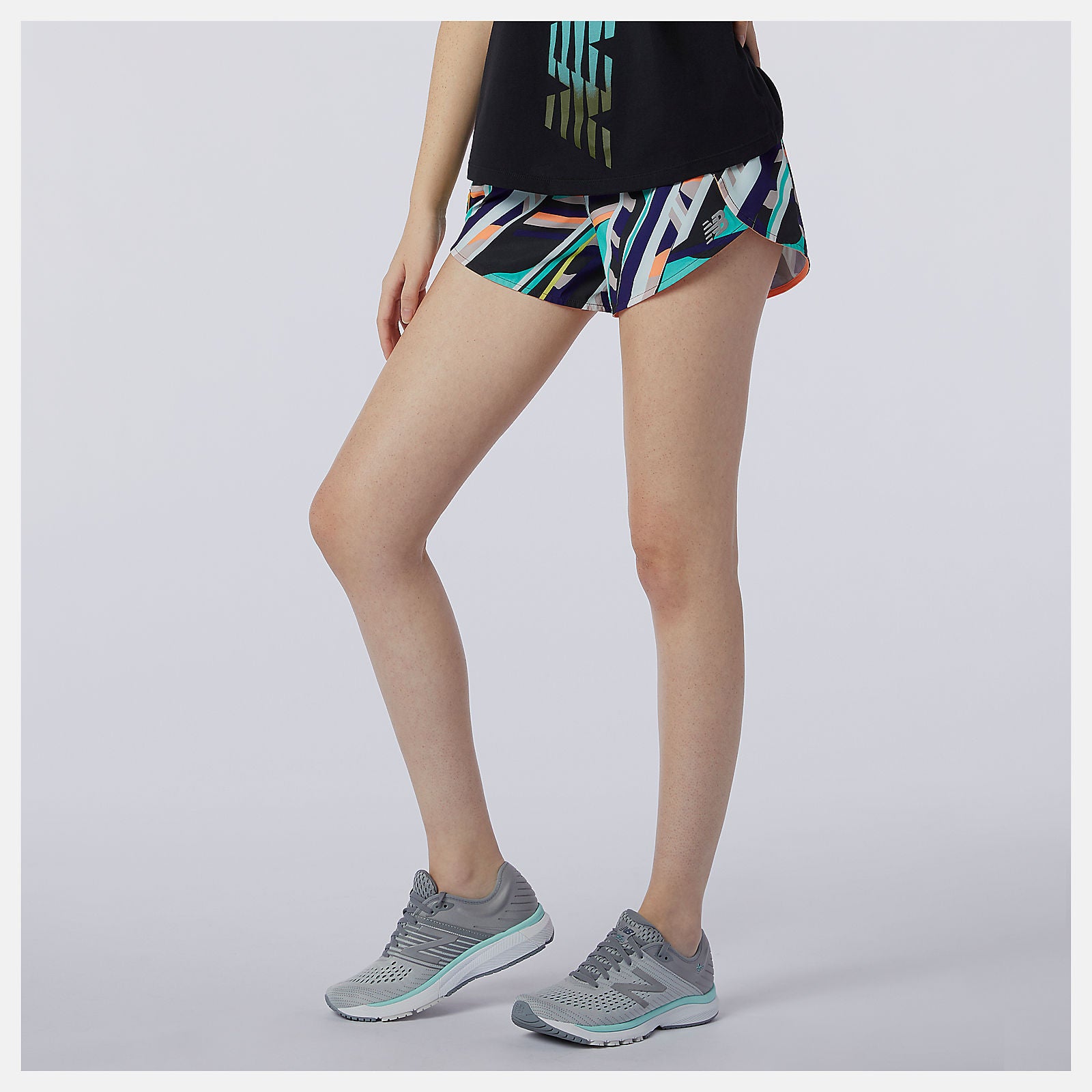 New Balance Discount - Printed Impact Run Short 3 Inch