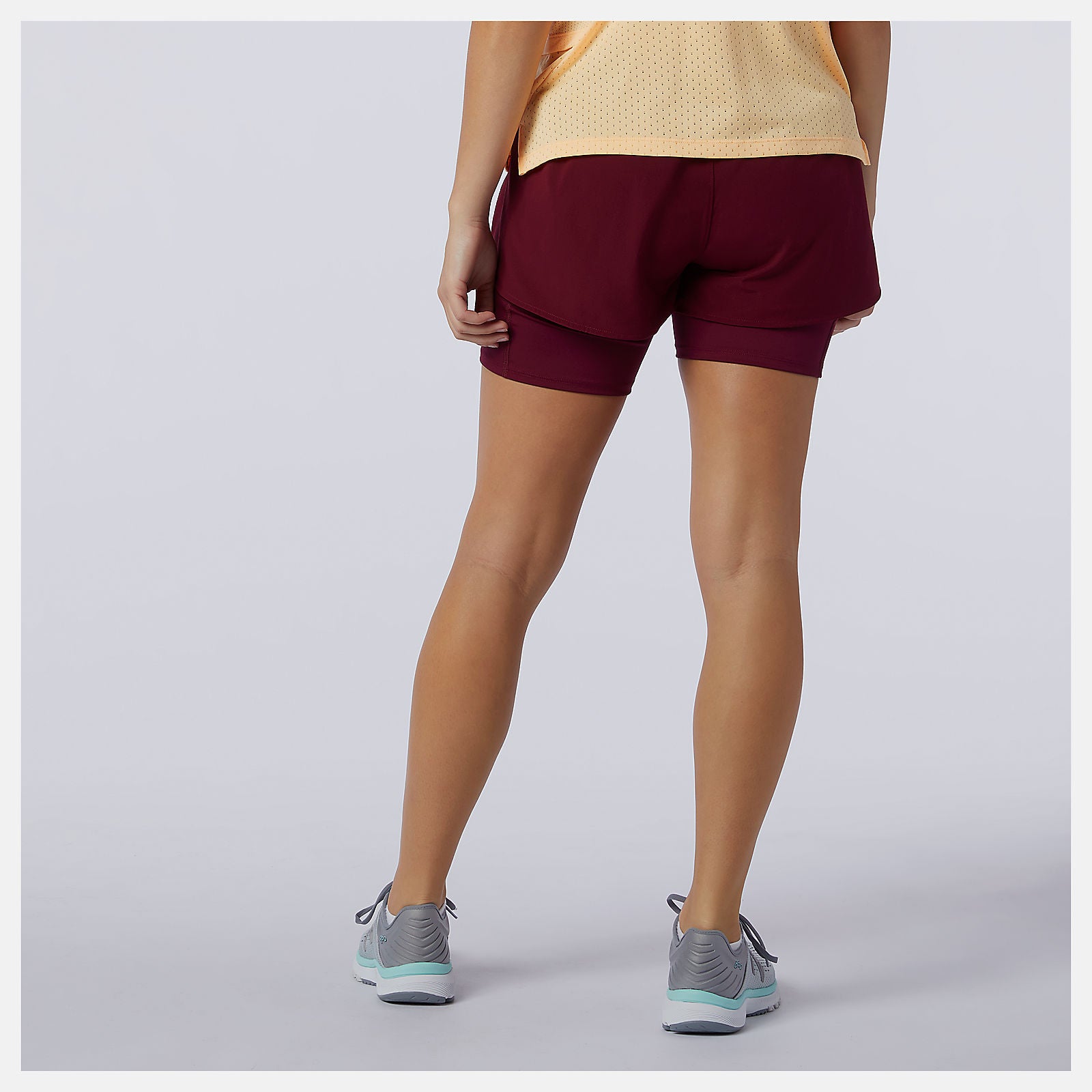New Balance On Sale - Printed Impact Run 2 In 1 Short
