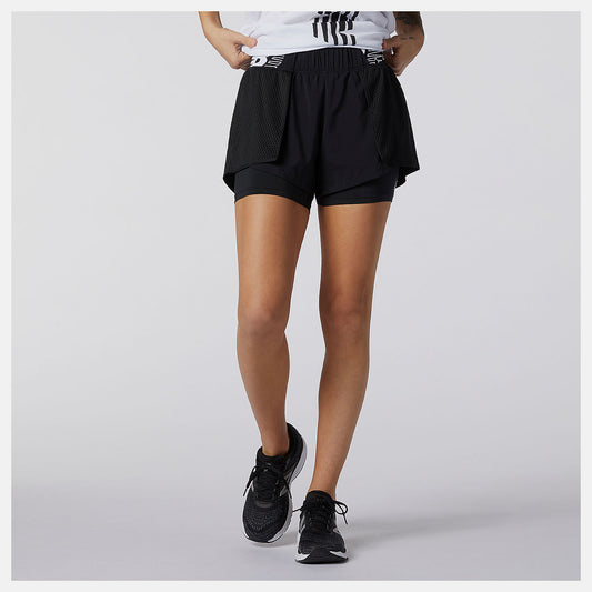 New Balance On Sale - Relentless 2 In 1 Short