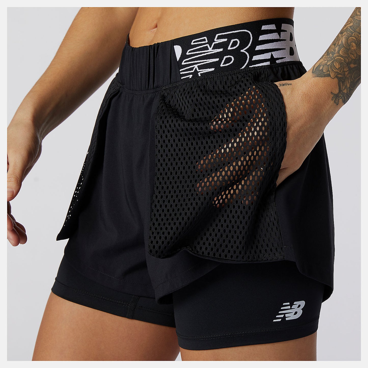 New Balance On Sale - Relentless 2 In 1 Short
