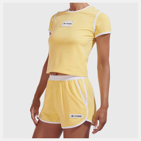 New Balance Sale - NB x Staud Terry Run Short