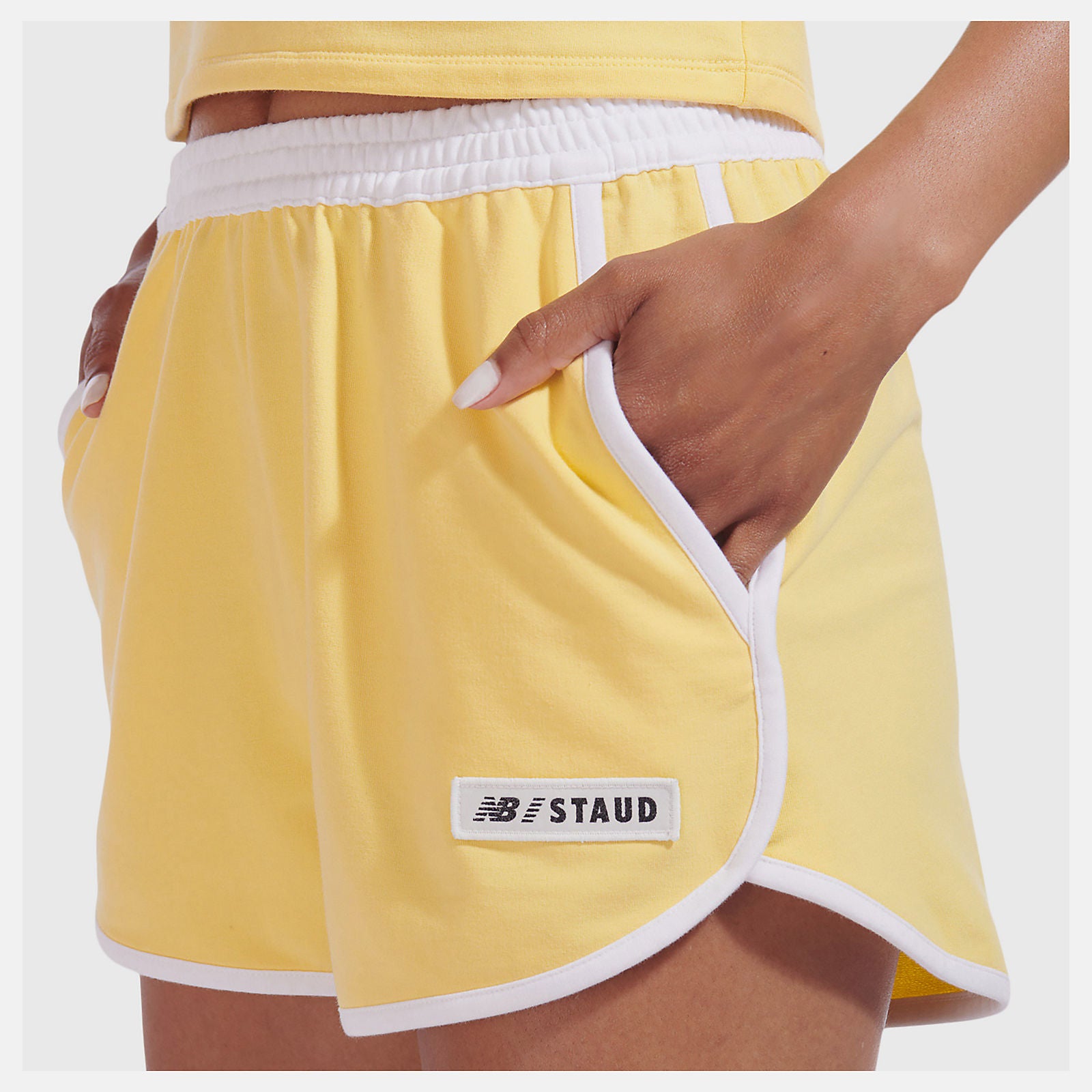 New Balance Sale - NB x Staud Terry Run Short