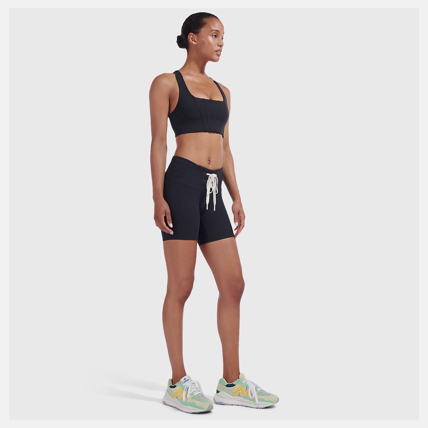 New Balance Outlet - Staud Lace Up Fitted Short