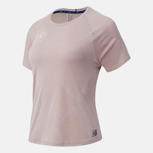 New Balance US - NYC Marathon Q Speed Fuel Jacquard Short Sleeve