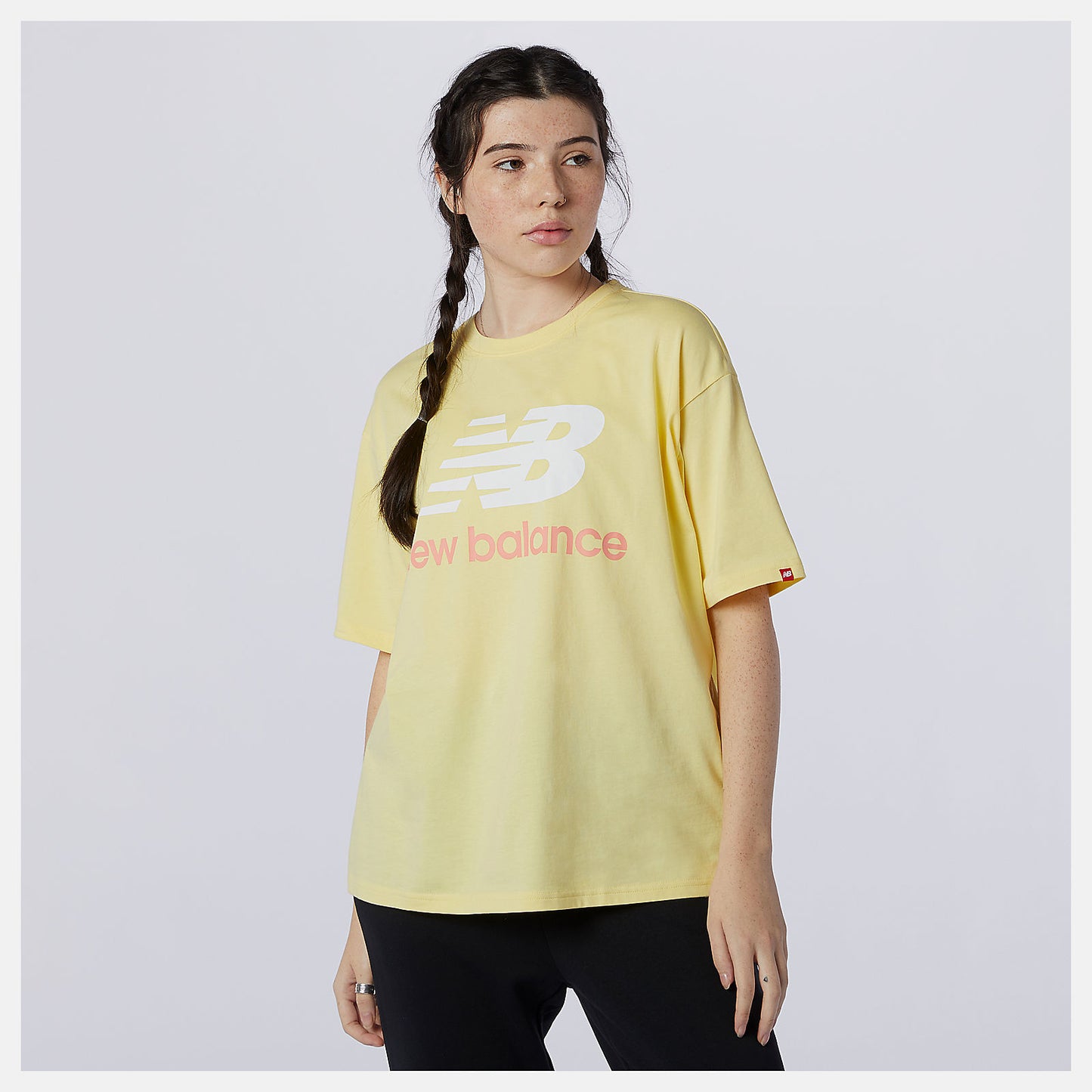 New Balance Sale - NB Essentials Stacked Logo Tee