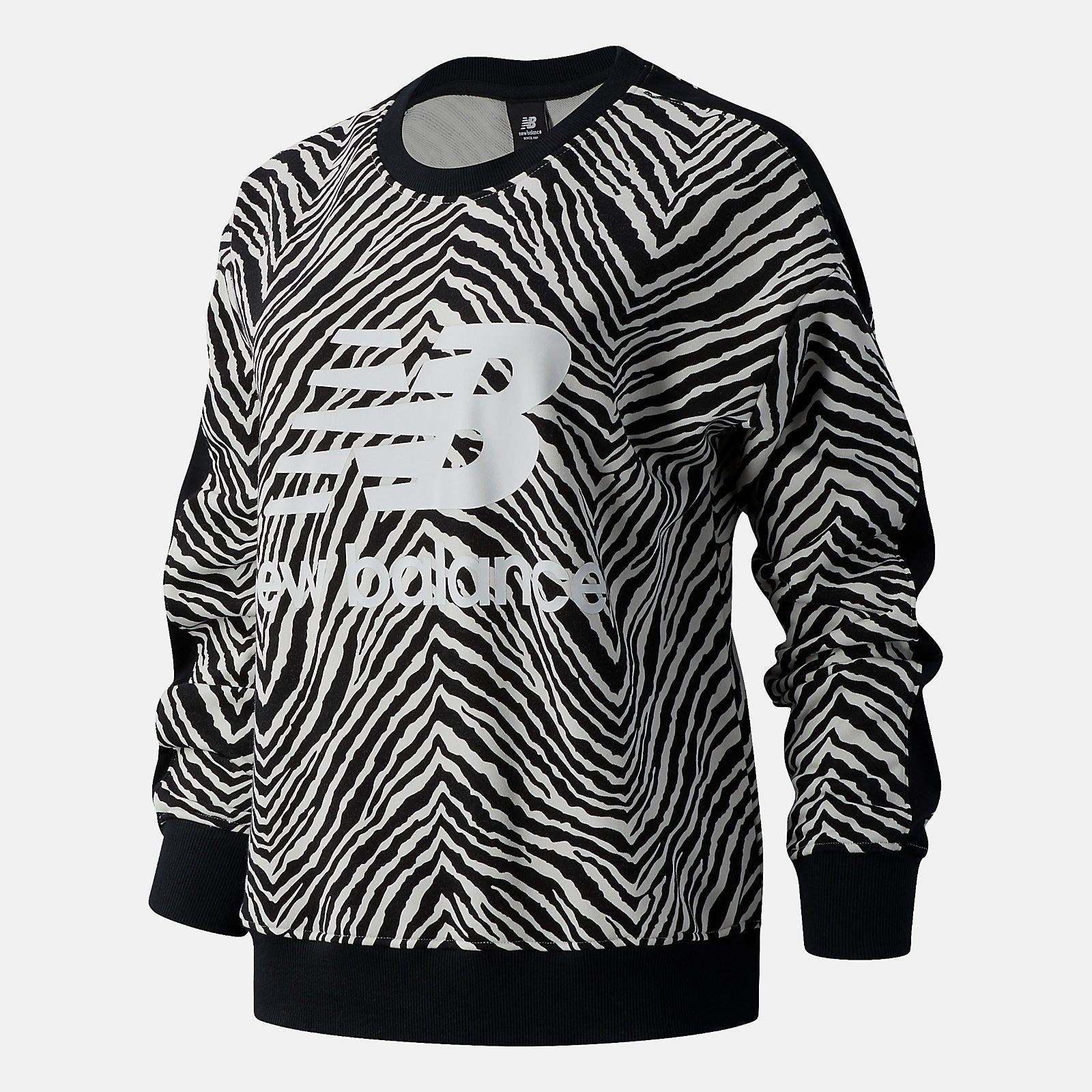 New Balance For Sale - NB Athletics AOP Animal Print Crew
