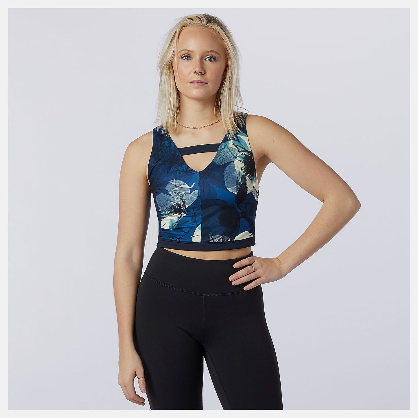 New Balance For Sale - Transform NBSleek Printed Crop Top