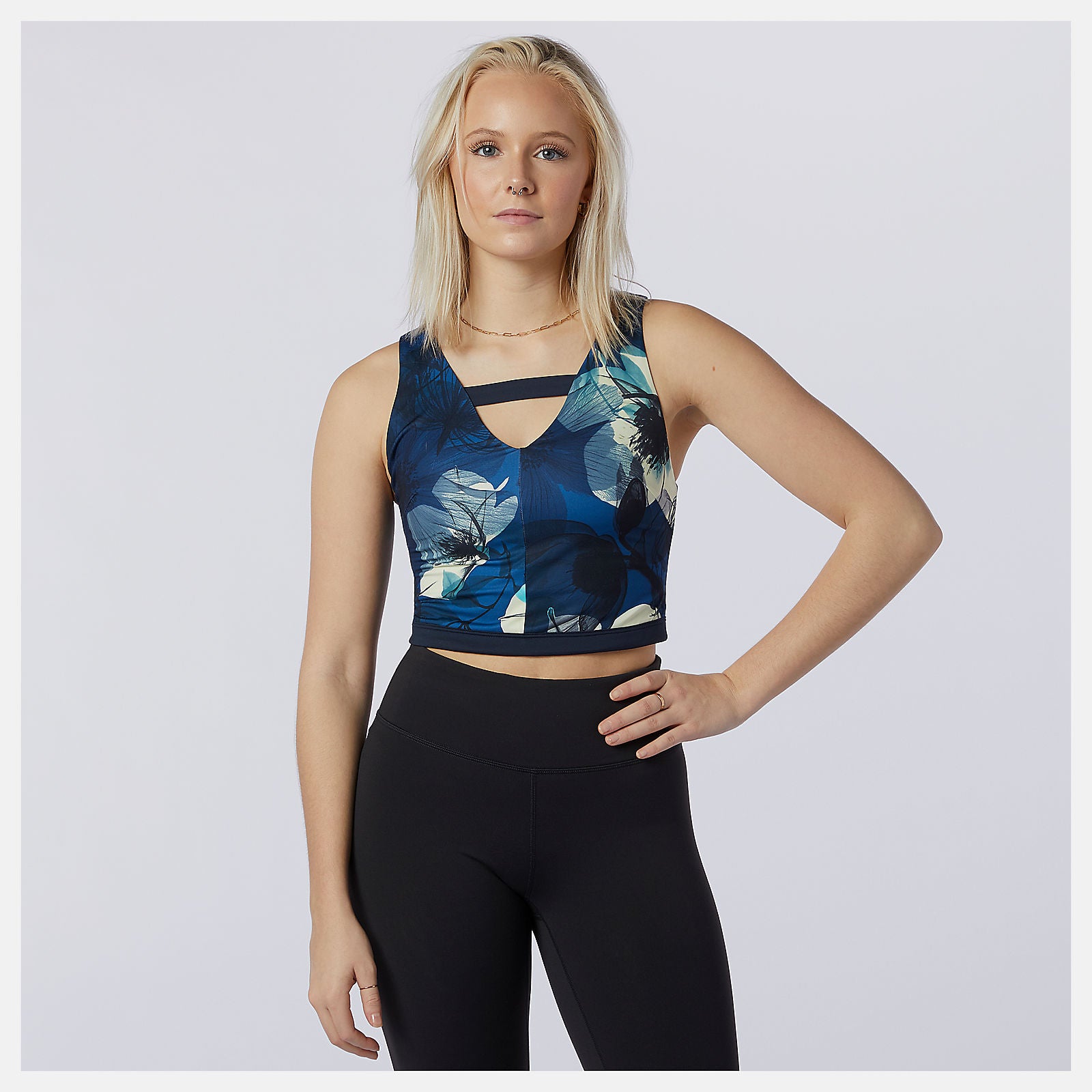 New Balance For Sale - Transform NBSleek Printed Crop Top