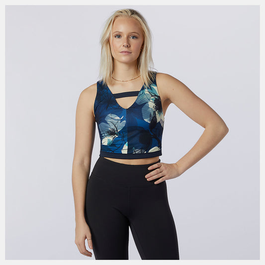 New Balance For Sale - Transform NBSleek Printed Crop Top