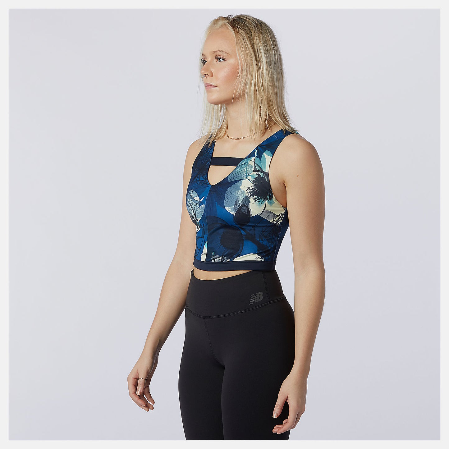 New Balance For Sale - Transform NBSleek Printed Crop Top