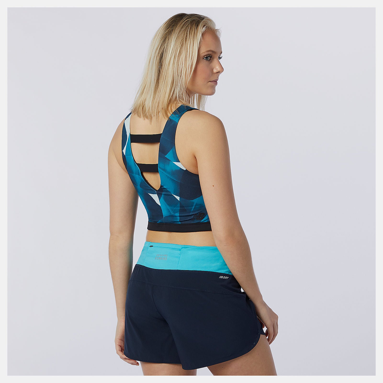 New Balance Sale - Transform NBSleek Printed Crop Top