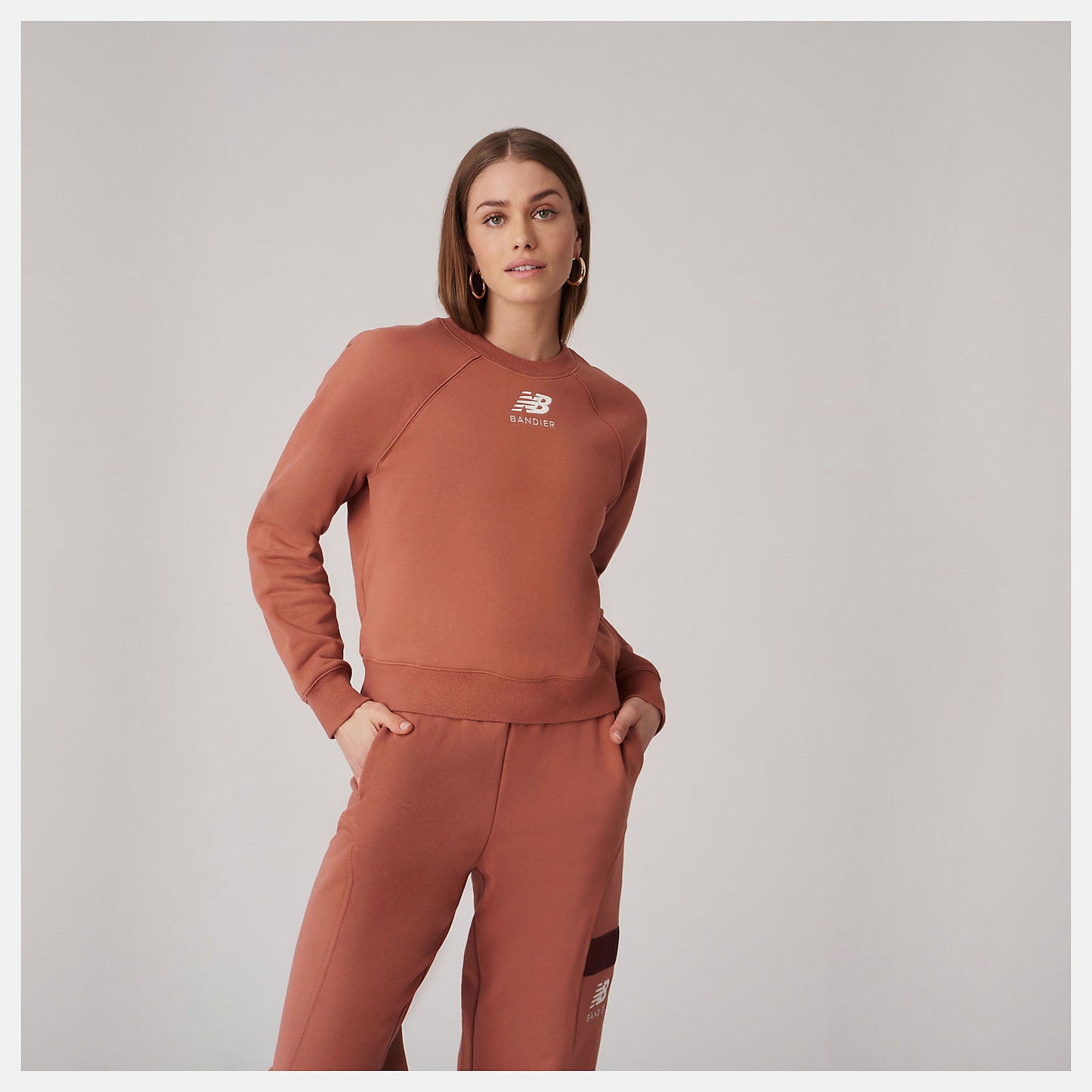 New Balance For Sale - Bandier Fleece Crew