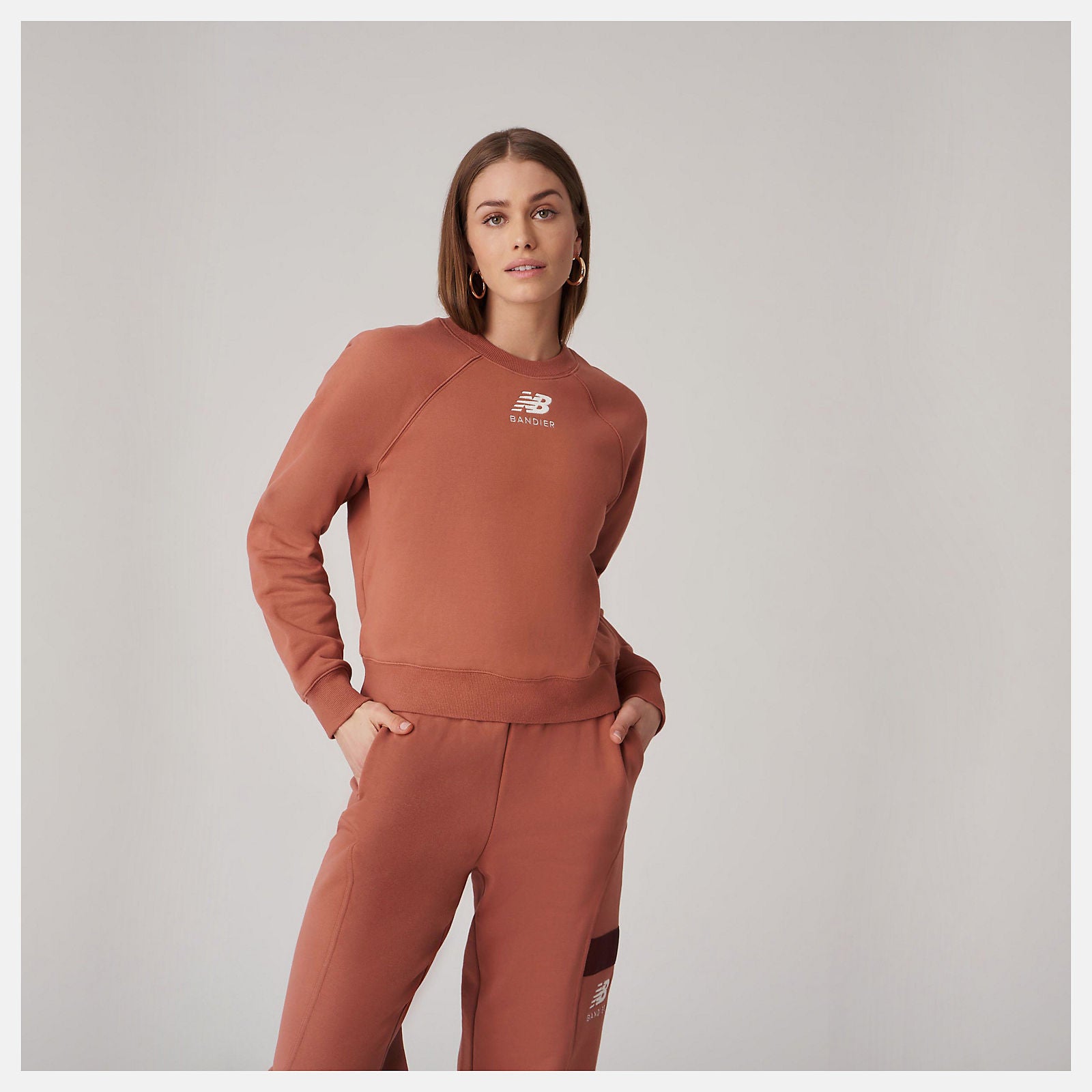 New Balance For Sale - Bandier Fleece Crew