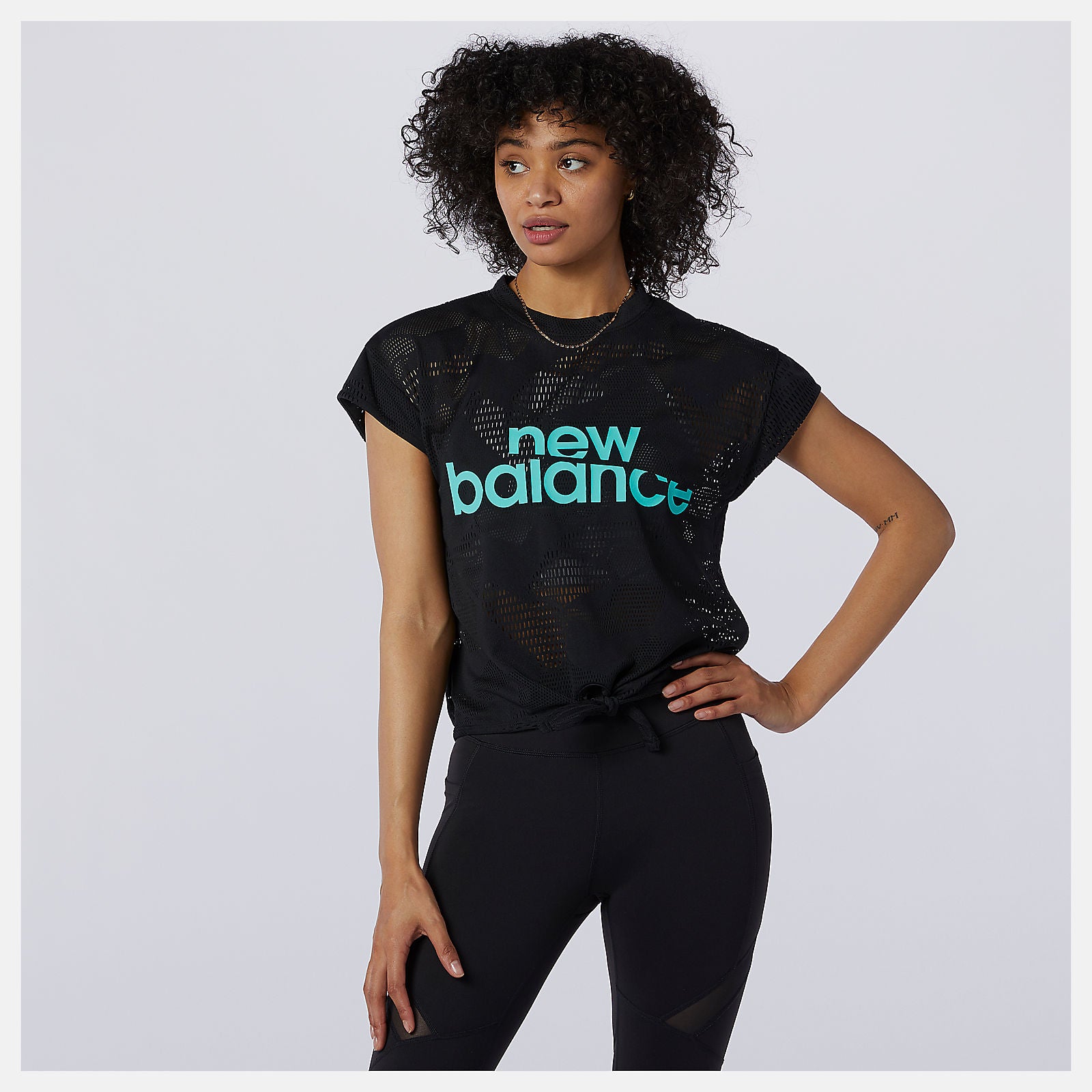 New Balance Discount - Achiever Collide Open Mesh Tee