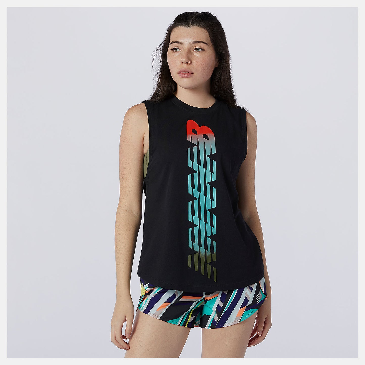 New Balance Hot sale - Relentless Cinched Back Graphic Tank