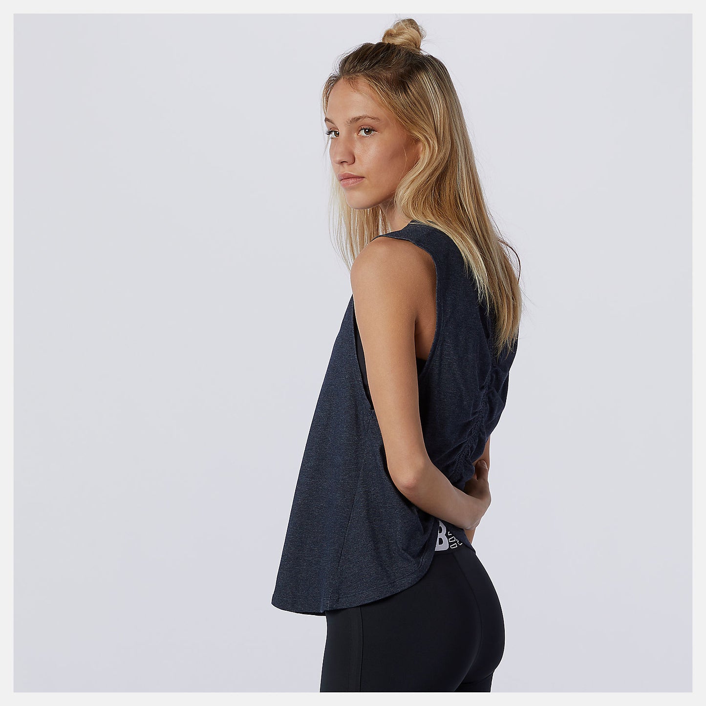 New Balance Discount - Relentless Cinched Back Graphic Tank