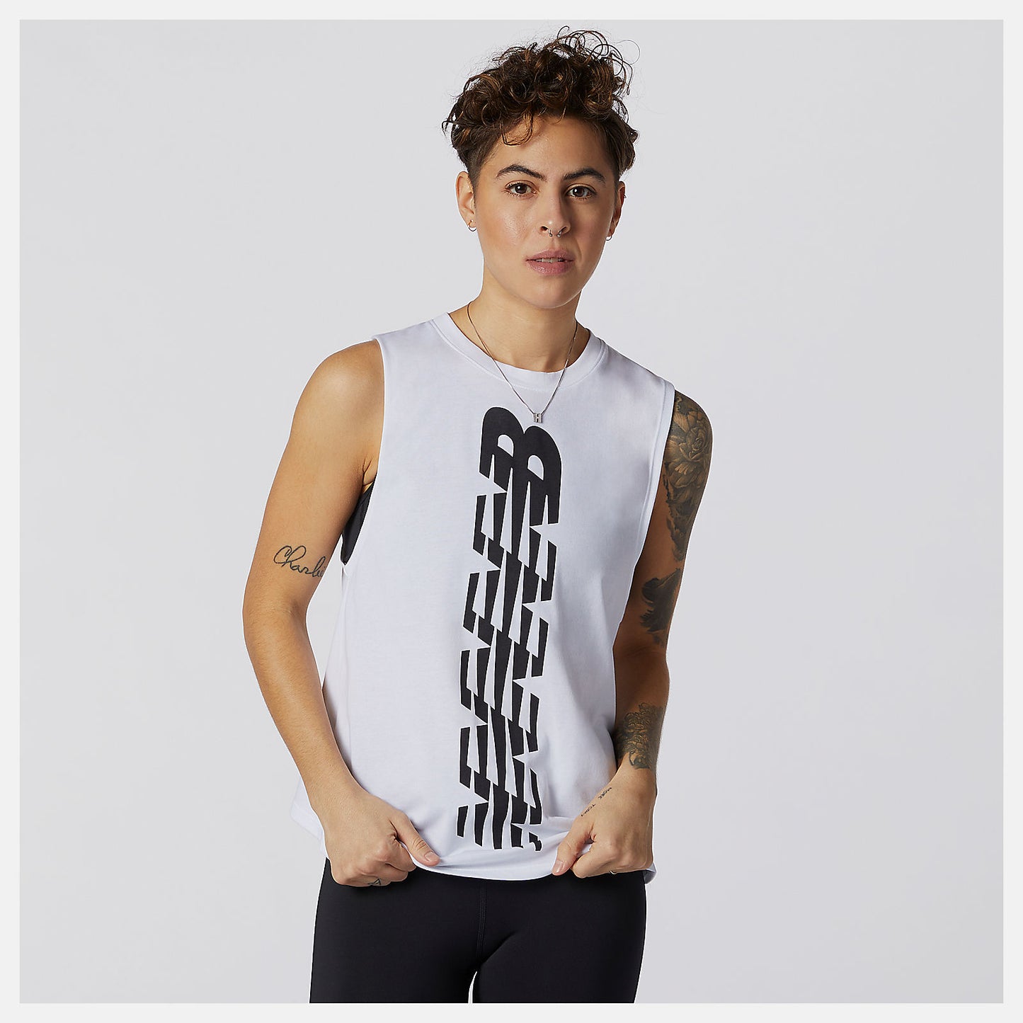 New Balance Online - Relentless Cinched Back Graphic Tank