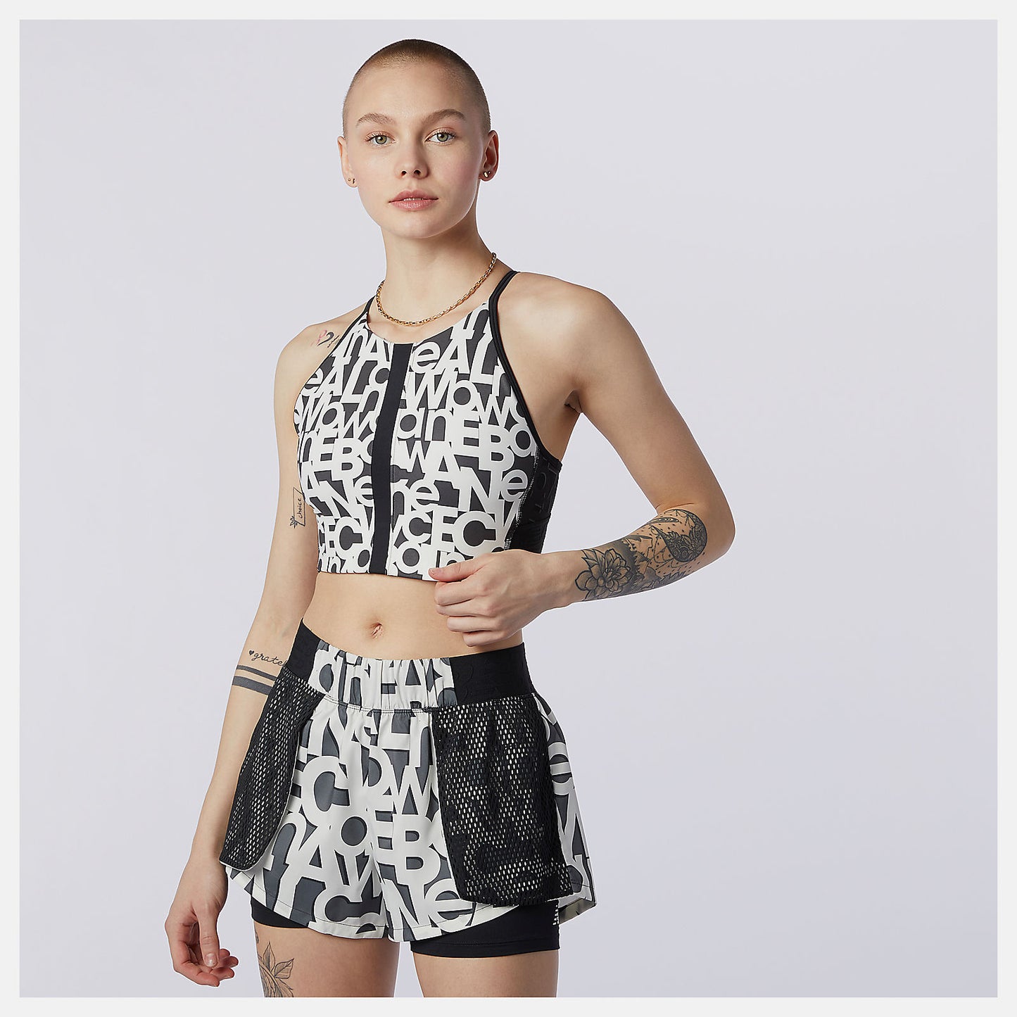 New Balance Outlet - Relentless Printed Crop Top