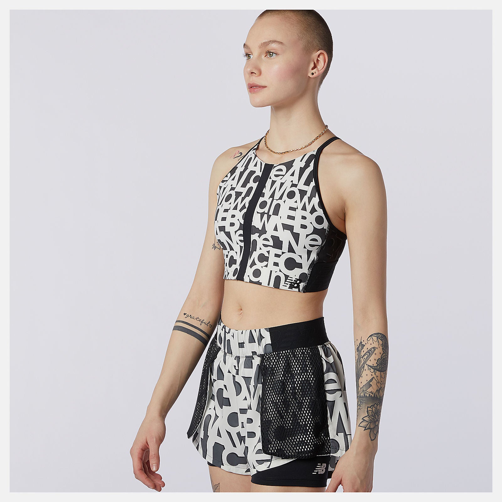 New Balance Outlet - Relentless Printed Crop Top