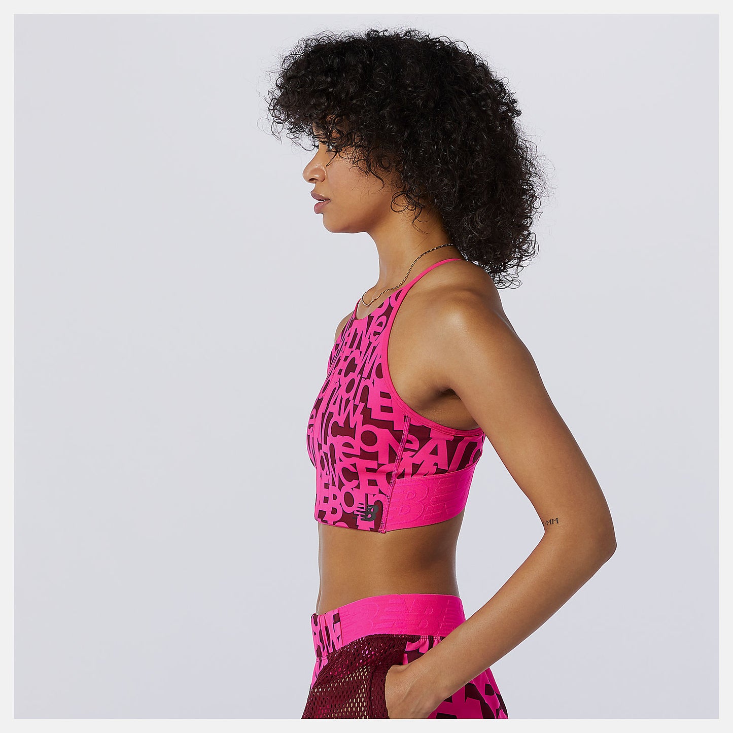 New Balance For Sale - Relentless Printed Crop Top
