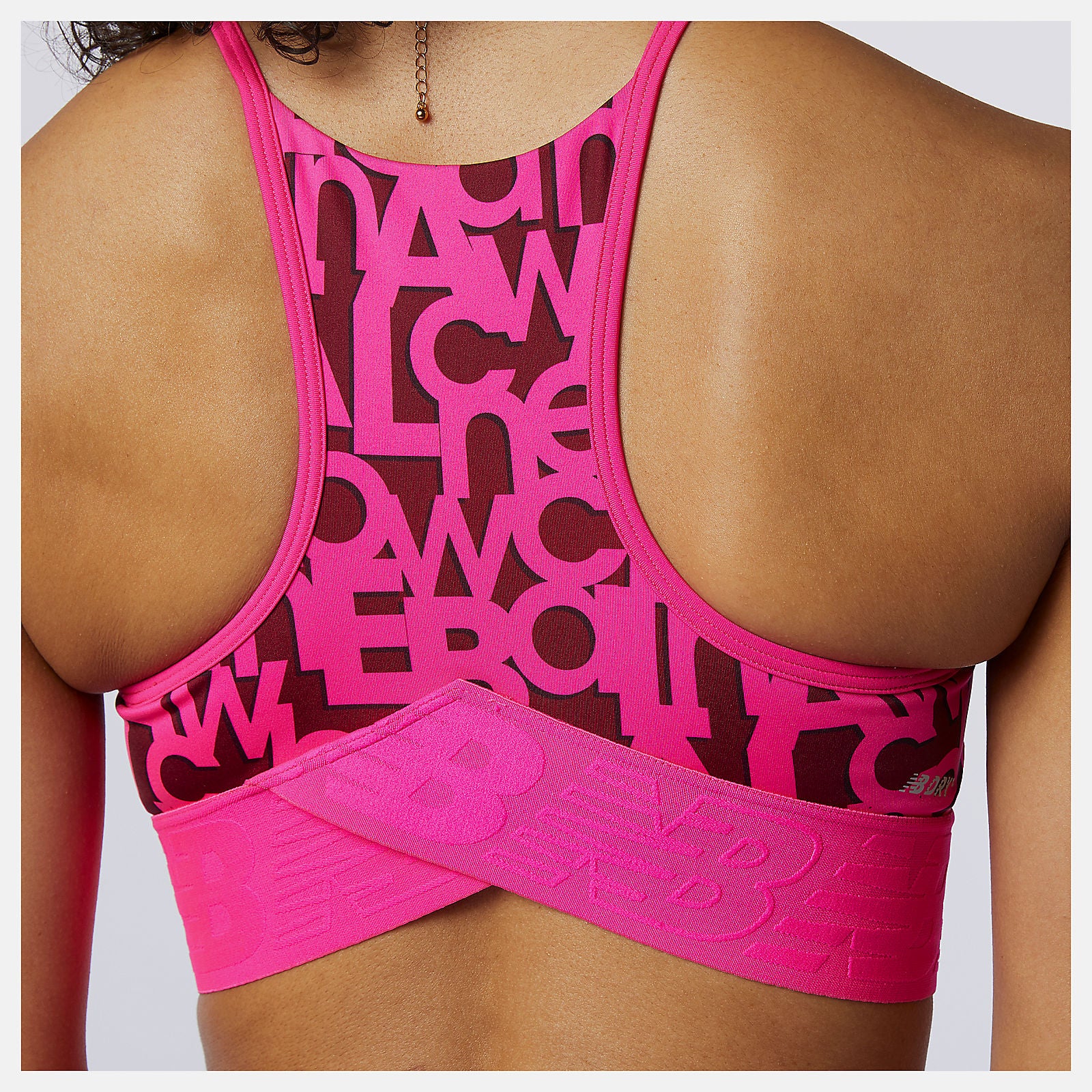 New Balance For Sale - Relentless Printed Crop Top