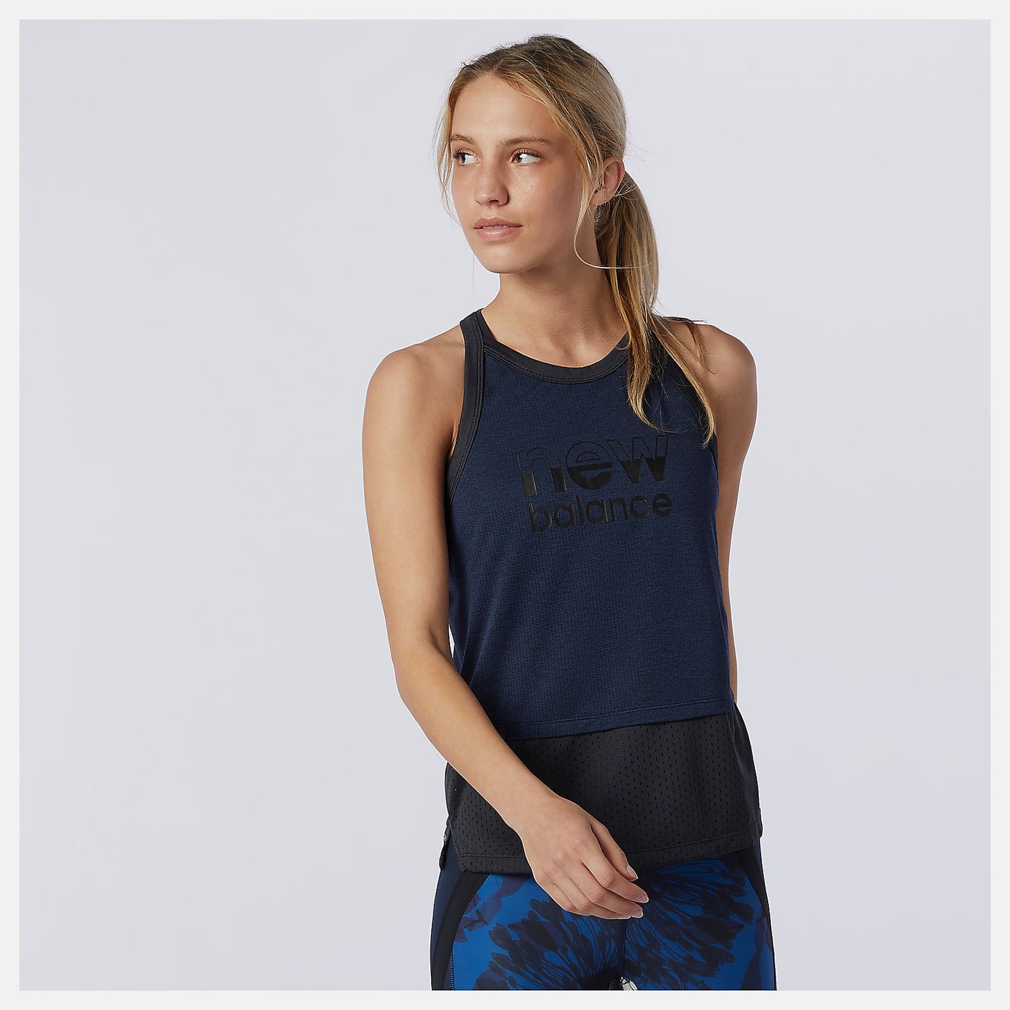 New Balance For Sale - Printed Impact Run Hybrid Tank