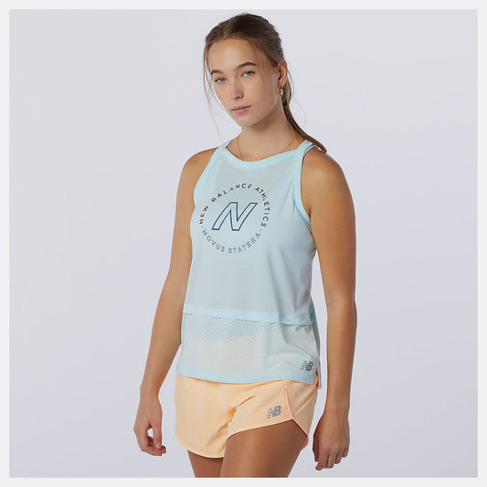 New Balance Hot sale - Printed Impact Run Hybrid Tank